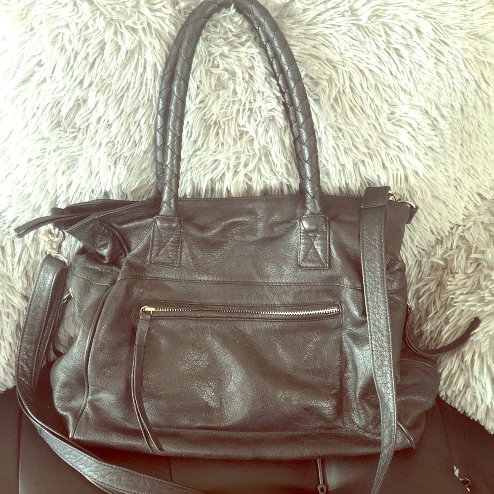 Leather crossbody